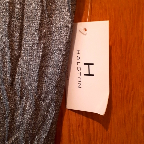 NWT Halston silver party dress sz xs - Picture 3 of 7